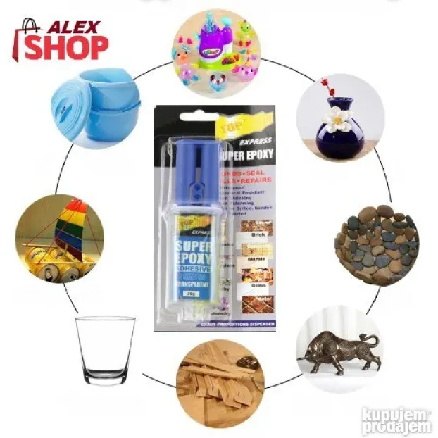 Dvokomponentni EKSER lepak za sve materijale