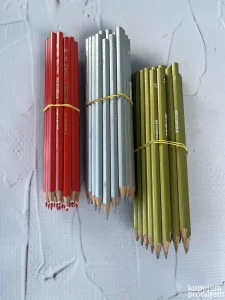 Staedtler drvene bojice NOVO rasprodaja zlatna srebrna crven