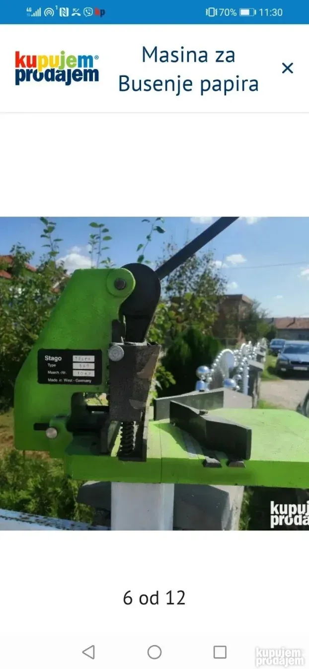 Masina Ili Alat za Busenje Papira
