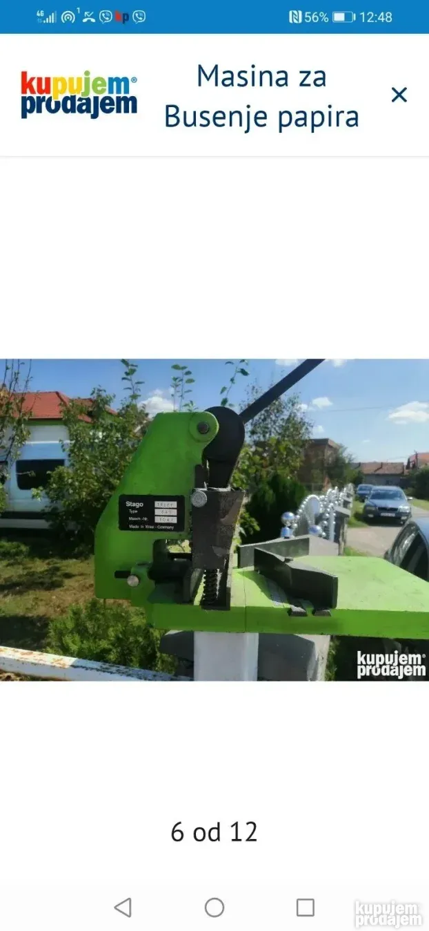 Masina Ili Alat za Busenje Papira