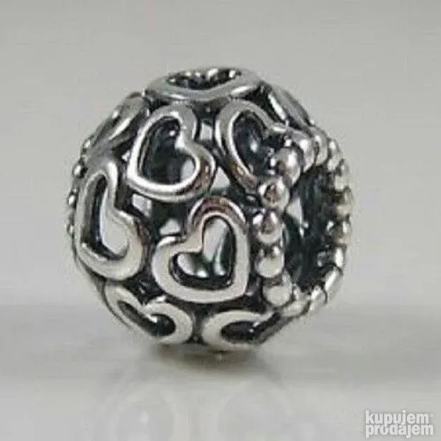 PANDORA privezak Open Heart srebro ale s925 790964
