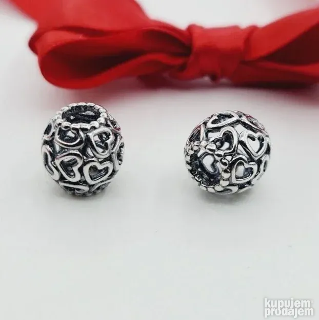PANDORA privezak Open Heart srebro ale s925 790964