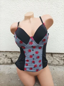 Goth Korset  na Kockice sa Ružama 85C