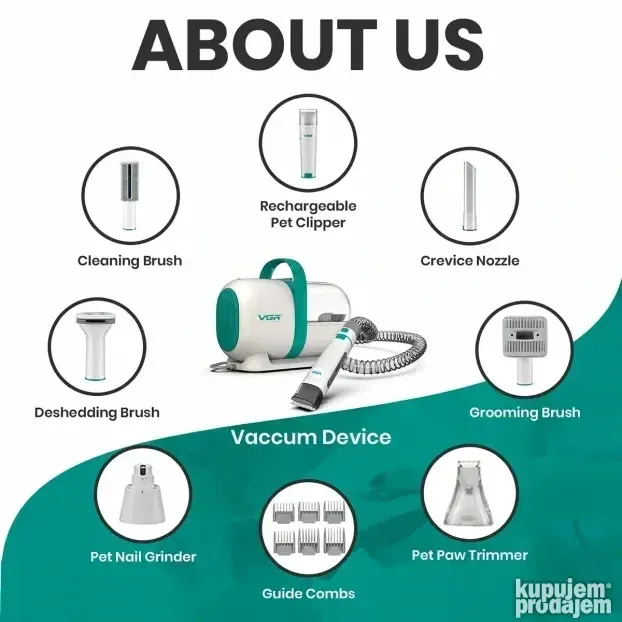 Profesionalne masinice za sisanje kucnih ljubimaca VGR V207