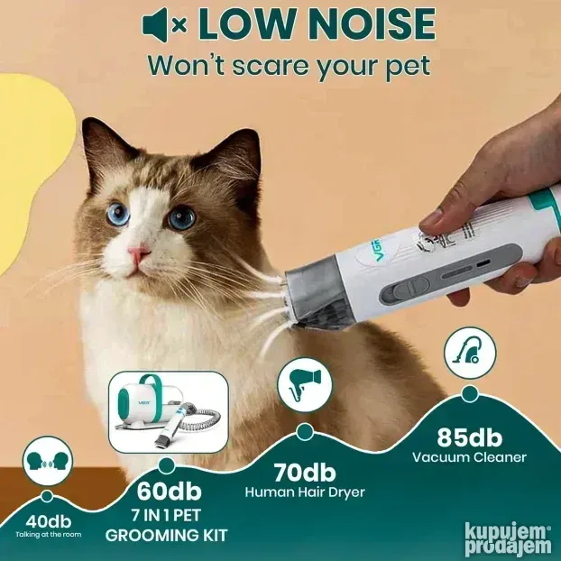 Profesionalne masinice za sisanje kucnih ljubimaca VGR V207