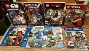 Razne NOVE knjige LEGO sa figuricom gratis za samo 499 dinar