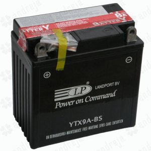Akumulator YTX9A-BS 8Ah L+ 120A Landport