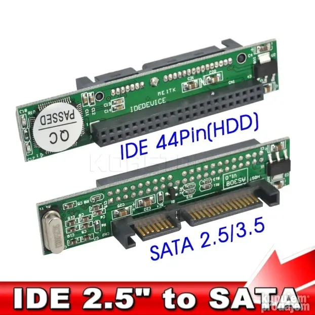 SATA na IDE 44pin 2.5" HDD/SSD disk adapter/kartica,3 modela
