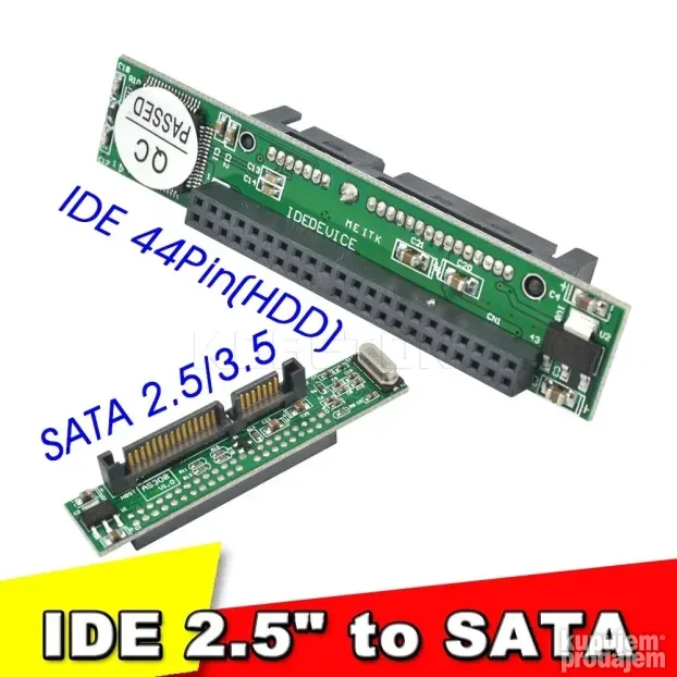 SATA na IDE 44pin 2.5" HDD/SSD disk adapter/kartica,3 modela