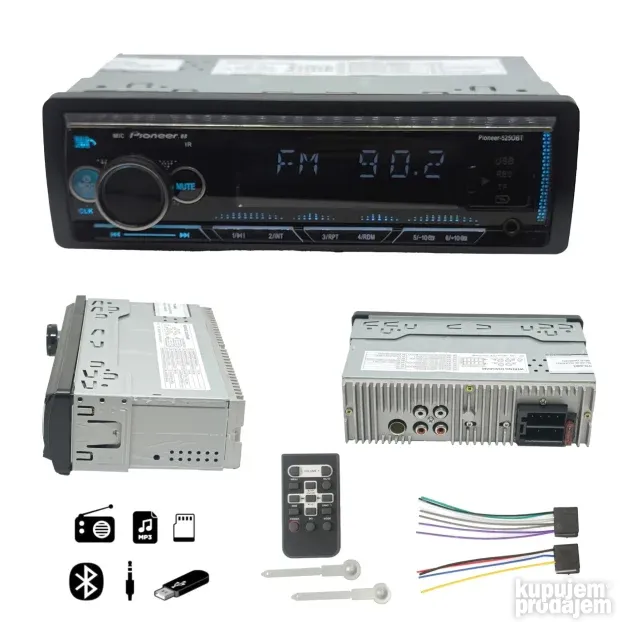 Auto Radio za auto,MP3,Mp5,Usb,Aux,Radio Bluetooth 12v-24v