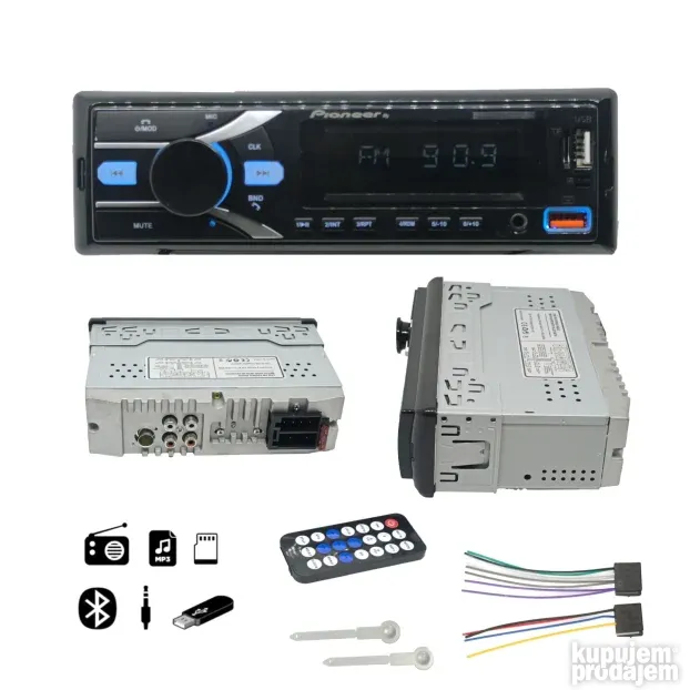 Auto Radio za auto,MP3,Mp5,Usb,Aux,Radio Bluetooth 12v-24v
