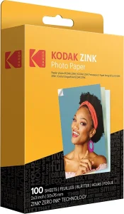 Kodak Zink Instant Photopaper 2x3" Papirmeret 100db