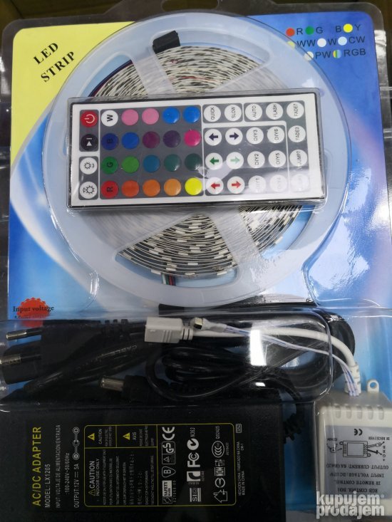 RGB Led trake 5050. 30ld/m 44tastera, WI-FI, APP, BLUETOOTH