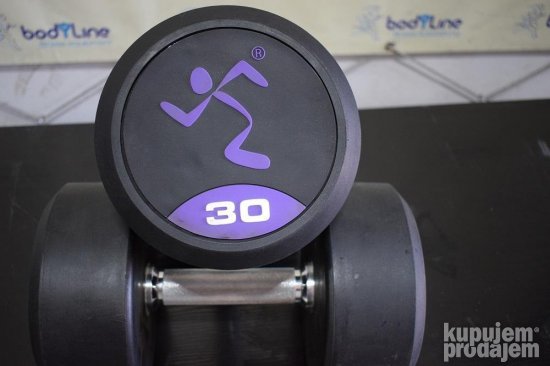 Anytime Fitness bučice 18kg - NOVO
