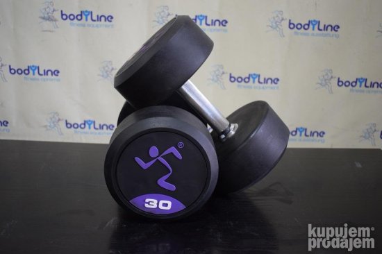 Anytime Fitness bučice 18kg - NOVO