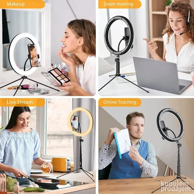 Ring Foto Lampa 25 cm NOVO LED Prsten za Slikanje, Snimanje