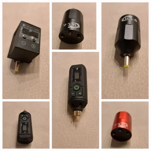 Tattoo baterija RCA DC konekcija