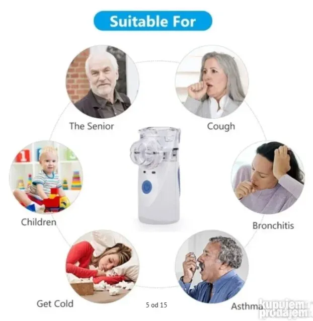 Mini inhalator nebulizator ručni prenosivi za decu i odrasle