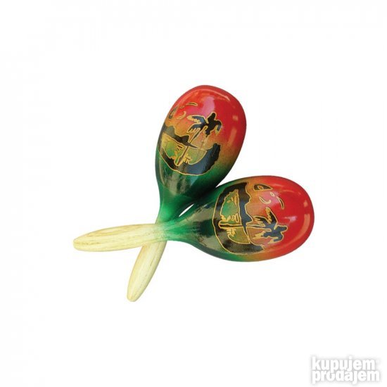 Marakasi Drveni Sa Tropskim Dezenom