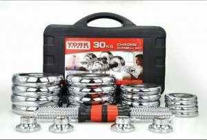 Tegovi YORK teg bučice set od 2x15kg u koferu