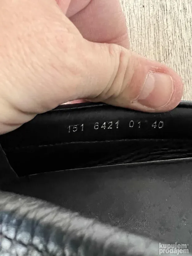BOGNER Muske cipele mokasine ORIGINAL NOVO Koza Vel 40