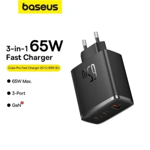 Baseus GaN 5 punjač charger 65W na stanju