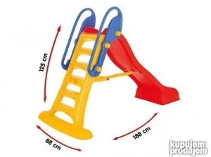 veliki tobogan do 50 kg nosivosti 188x125x88cm