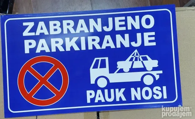 Znak zabranjeno parkiranje