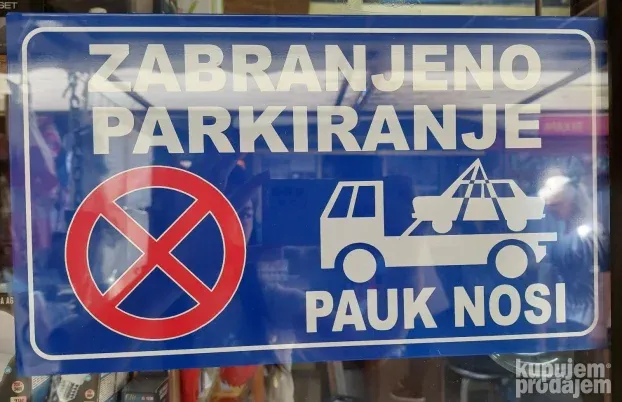 Znak zabranjeno parkiranje