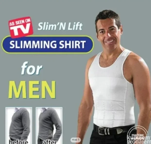 Slim n Lift Majica Steznik za muškarce NOVO