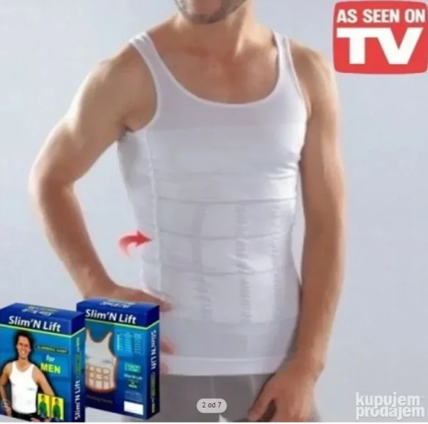 Slim n Lift Majica Steznik za muškarce NOVO
