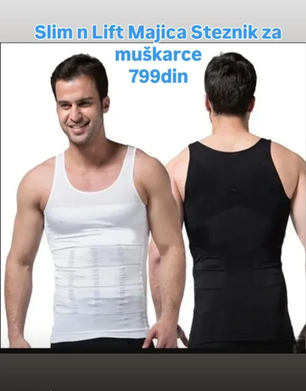 Slim n Lift Majica Steznik za muškarce NOVO