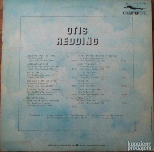 Otis Redding-Otis Redding Compilation Made in Italy LP