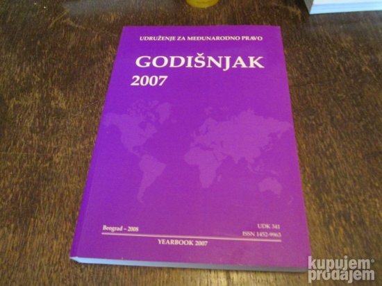 GODIŠNJAK 2007 Udruženje za medjunarodno pravo