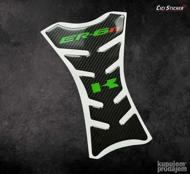 STIKERI - Kawasaki ER6N Tank pad - Stikeri za motore - 2203