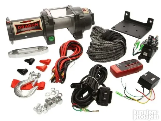 ATV kvad vitlo Dragon winch DWH 3500HD-S