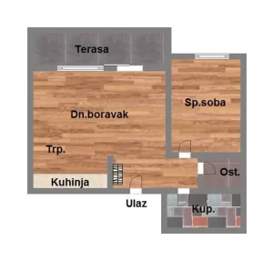 dvosoban 50m2