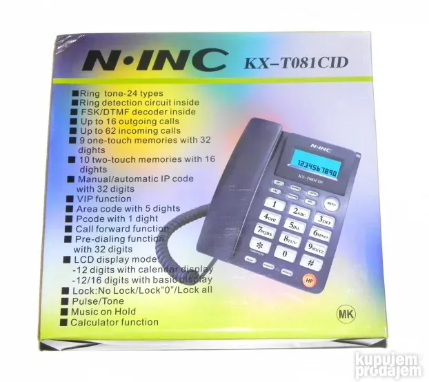 Fiksni telefon s LCD ekranom 1