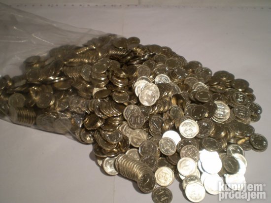 10 novcica UNC kvaliteta - Jugoslavija 2 dinara 1993.  -