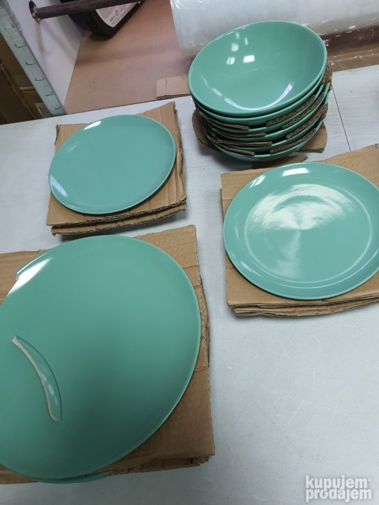 Set za Rucavanje 6 Osoba Mint boja - Amazon Basics