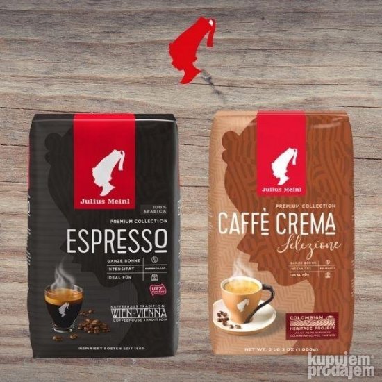 Espresso kafa Lavazza Hausbrandt Illy Julius Meinl Kimbo