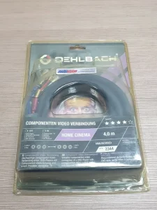 Oehlbach komponent 3RCA-3RCA video kabl 4m