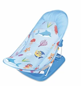 Ležaljka za kupanje bebe plave boje
