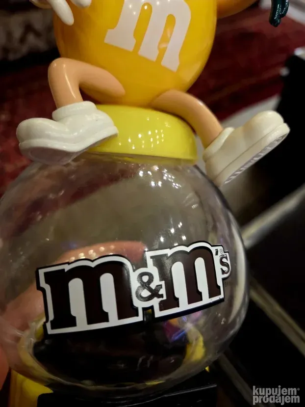 M&m spremnik za cokoladice, iz svajcarske, 29 cm