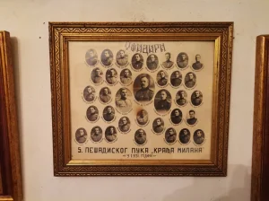 Pano fotografije oficira V Pesadijskog puka"Kralj Milan"1931