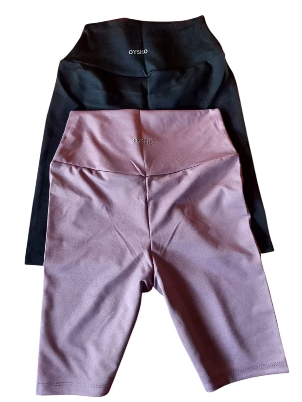 Oysho biciklisticke,likra Boje crna i boja vina Vel.s,m,L,xl