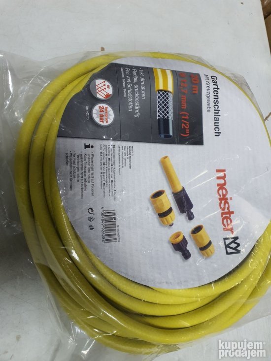 Bastensko Crevo 20M : O 12, 70mm (1/2 ") PVC- meiste