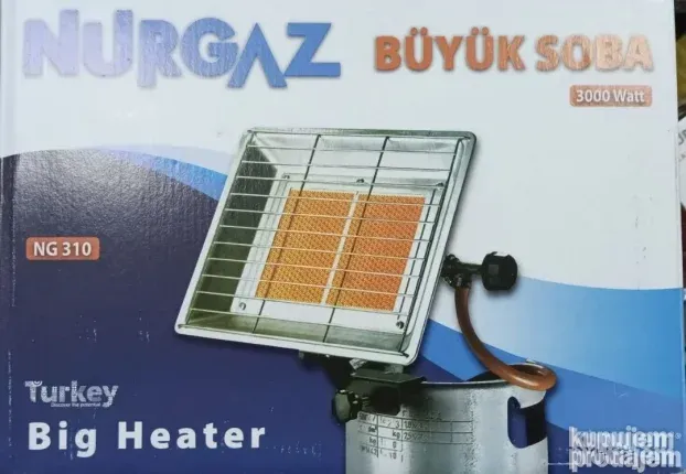 Plinska grejalica 3KW 3000W pec na plin gasna
