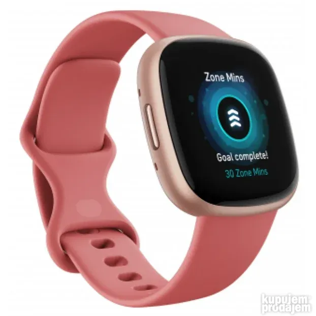 Smartwatch Fitbit Versa 4 Copper Rose Aluminum Case-Pink san