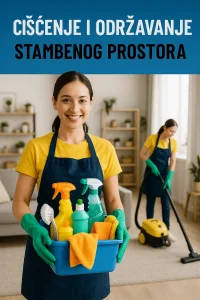 Brisanje i redovno održavanje stambenog ili poslovnog prosto